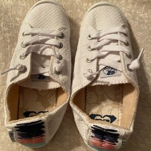 ROXY Women’s Bayshore Sneakers (White) size 5